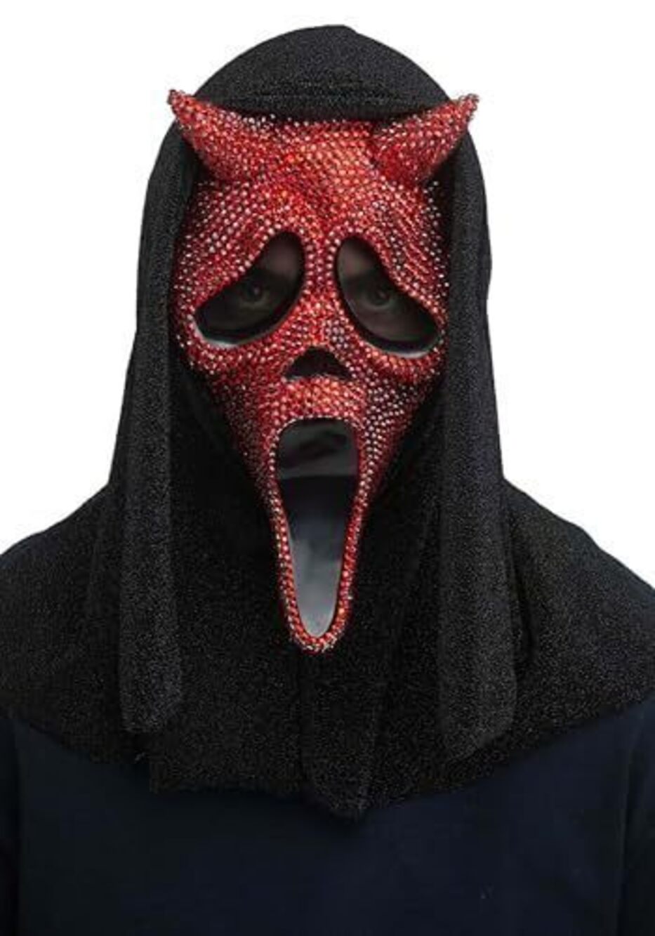 2016 Rhinestone Devil Ghost Face Adult Mask